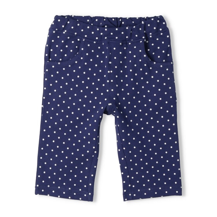 ギンガムチェック・水玉柄６分丈ハーフパンツ