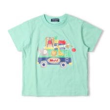 フルーツ＆動物プリント半袖Ｔシャツ