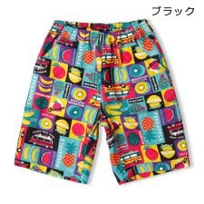 フルーツ＆車柄5分丈ハーフパンツ