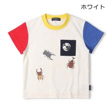 昆虫プリント半袖Ｔシャツ