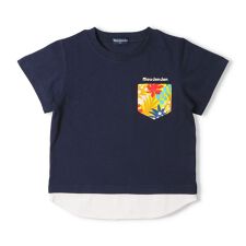 総柄ポケット付き半袖Ｔシャツ