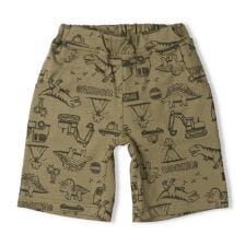 恐竜総柄ハーフパンツ