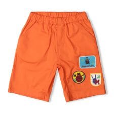 昆虫アップリケ付ダンプ５分丈ハーフパンツ