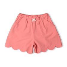 水陸両用裾スカラップ３分丈ショートパンツ