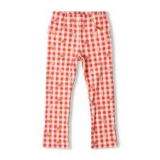 くま・うさぎ総柄フライスロングパンツ