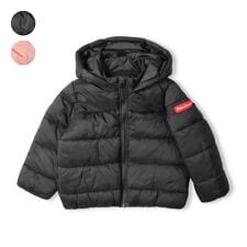 ムージョンジョン(moujonjon)の無地ナイロン中綿入りジャケット