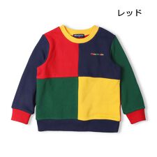 ムージョンジョン(moujonjon)の配色切替裏毛トレーナー