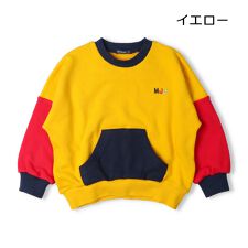 ムージョンジョン(moujonjon)のバックロゴのびのび裏毛トレーナー