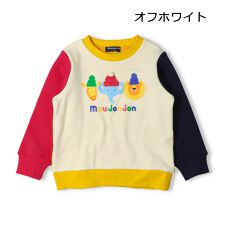 ムージョンジョン(moujonjon)の動物プリント配色爆温裏起毛トレーナー