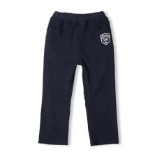 ムージョンジョン(moujonjon)ののびふわツイルワッペン付長パンツ