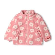 ムージョンジョン(moujonjon)の花柄ボアジャガードジャケット