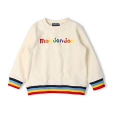 レインボーロゴ編地裏毛トレーナー