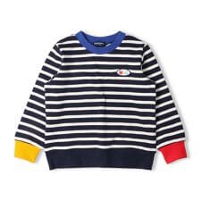 ボーダー裏毛トレーナー