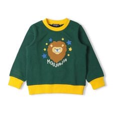 ライオンアップリケ裏毛トレーナー