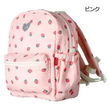 いちご・車総柄リュック