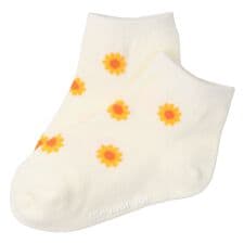 ひまわり柄アンクル丈ソックス