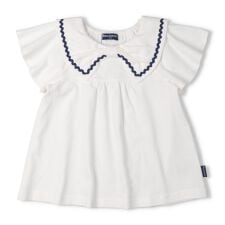 リボン衿付き半袖Ｔシャツ