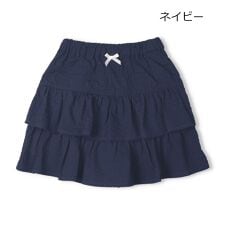 シアサッカーフリルスカート風ショートパンツ