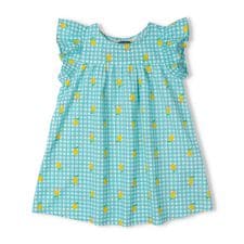 フルーツチェック柄ワンピース