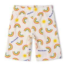 【む～らくぎ】虹・海の生き物総柄ハーフパンツ