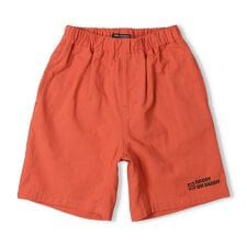 コットンクロス無地5分丈ハーフパンツ