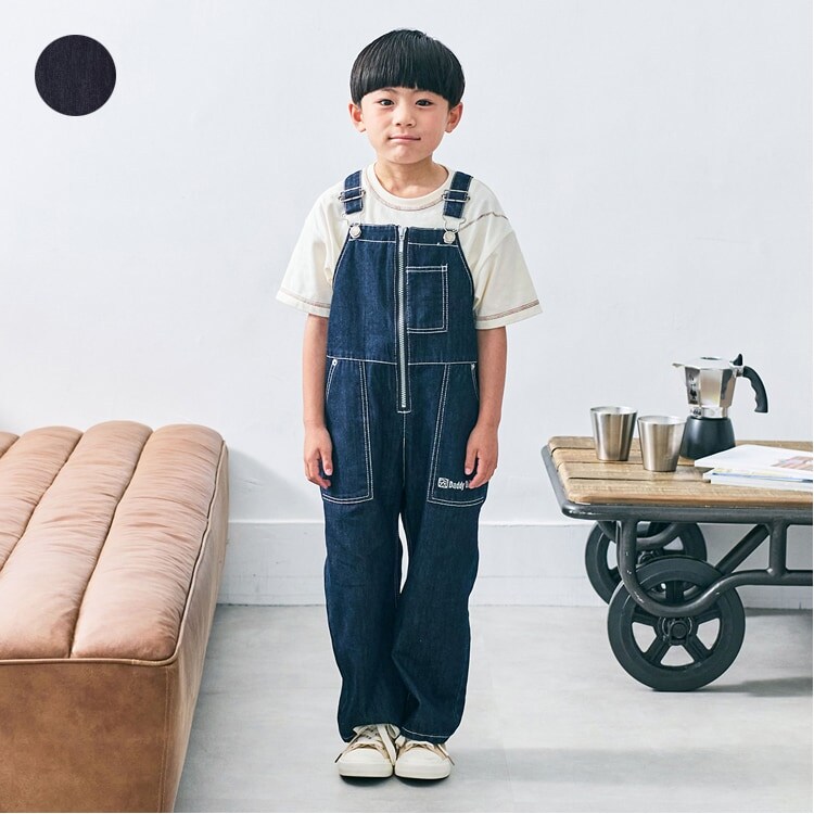 emu様 サロペット 38ブルー emu様 サロペット 38ブルー