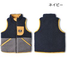 ダディオダディ(Daddy Oh Daddy)のボアタフタリバーシブルベスト