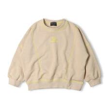 ステッチ配色裏毛トレーナー