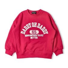 ロゴプリント裏毛トレーナー