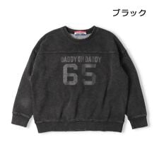 ナンバープリント裏毛トレーナー