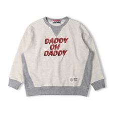 ロゴプリント裏毛トレーナー