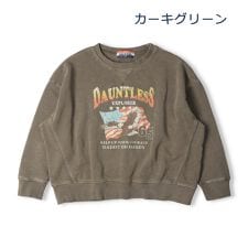 ビッグシルエット裏毛トレーナー