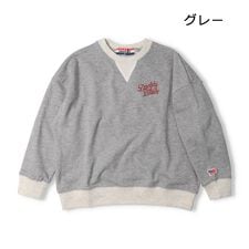 ワンポイントロゴ裏毛トレーナー