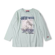 【WEB限定】恐竜プリント長袖Ｔシャツ