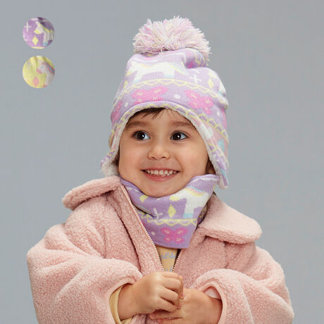 ユニコーン柄耳付ニット帽 | キッズフォーレ(Kids Foret) | B57412 | ファッション通販 マルイウェブチャネル