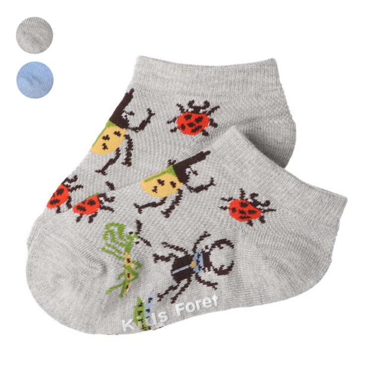 昆虫柄アンクルソックス・靴下 | キッズフォーレ(Kids Foret) | マルイ