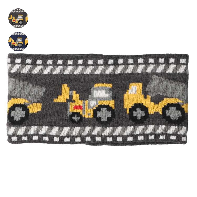 働く車柄スヌード・ネックウォーマー | キッズフォーレ(Kids Foret