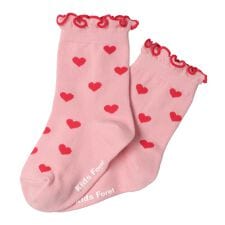 ハート柄クルーソックス・靴下