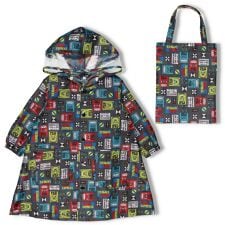 ＪＲ新幹線電車柄レインコート