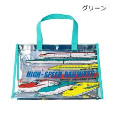 JR新幹線電車柄プールバッグ