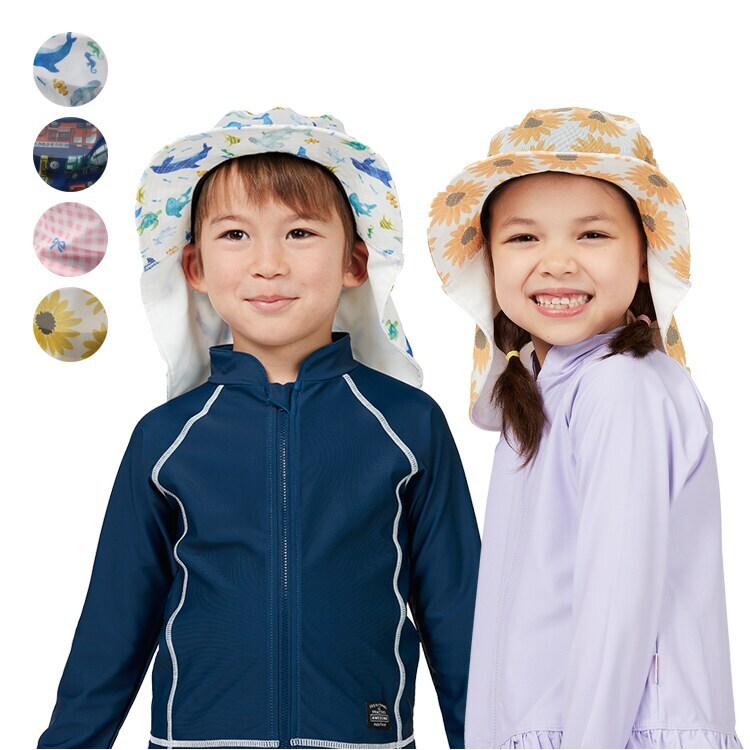 メッシュ総柄水陸両用ハット | キッズフォーレ(Kids Foret) | マルイ