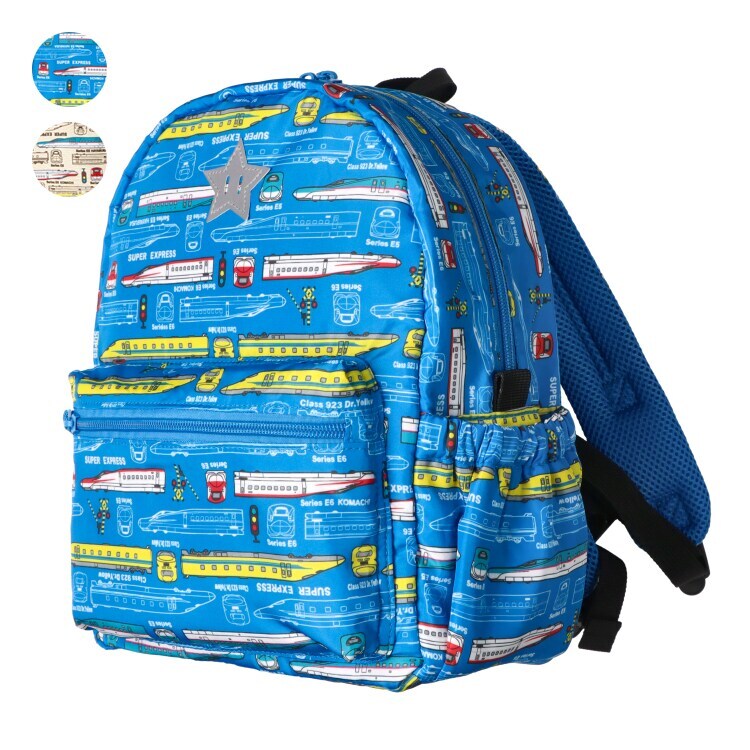 恐竜・働く車総柄撥水ボンディングリュック | キッズフォーレ(Kids