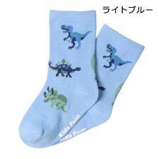 恐竜・働く車総柄クルーソックス