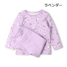 キッズフォーレ(Kids Foret)の【WEB限定】総柄キルト長袖パジャマ