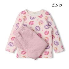 キッズフォーレ(Kids Foret)の【WEB限定】総柄キルト長袖パジャマ