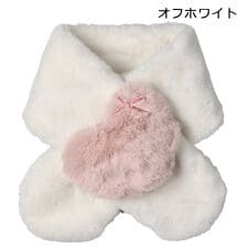 キッズフォーレ(Kids Foret)のハートファーマフラー