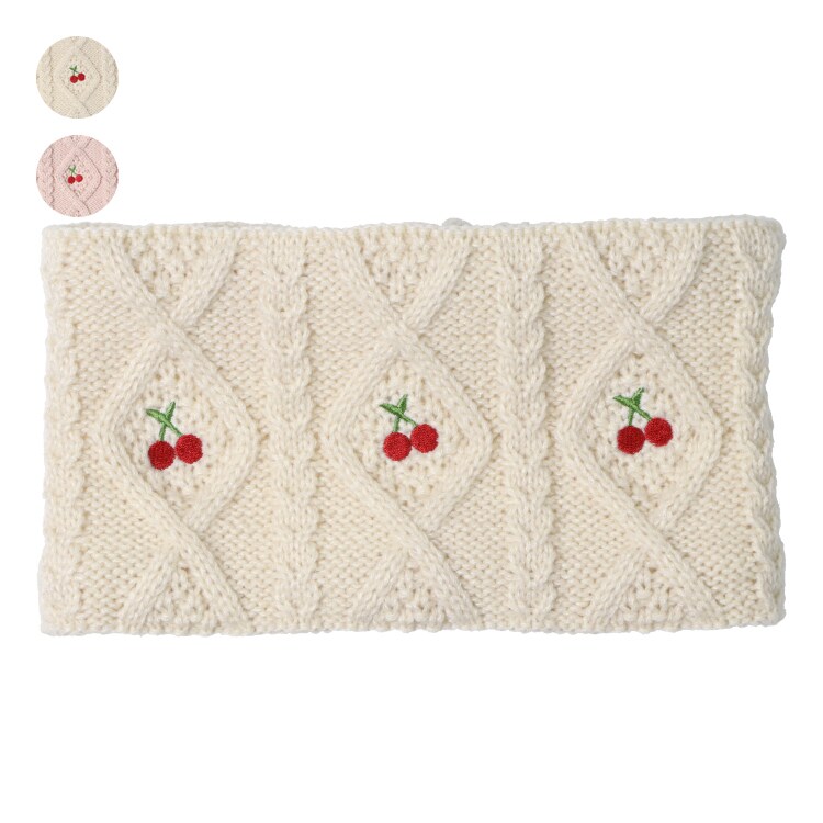 ハート柄スヌード・ネックウォーマー | キッズフォーレ(Kids Foret