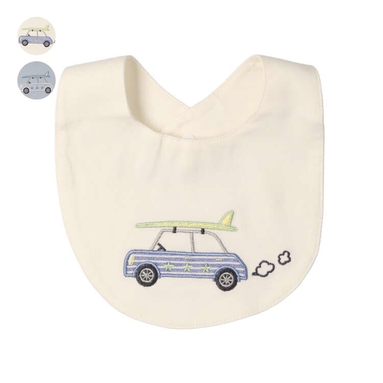車刺繍入りスタイ | キッズズー(kid's zoo) | マルイウェブチャネル