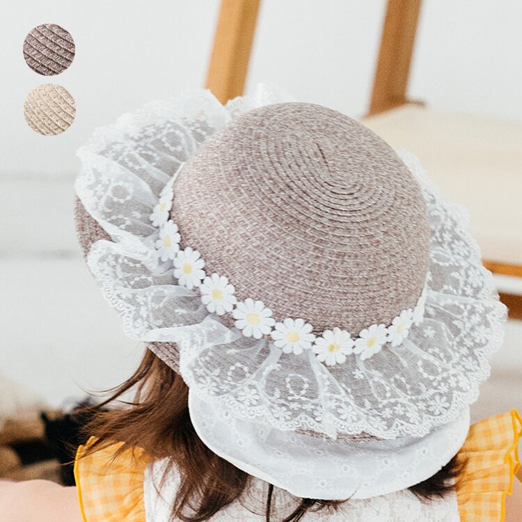 お花レースポリブレードハット | キッズズー(kid's zoo) | マルイ