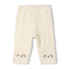 裾うさぎ・ねこ6分丈ハーフレギンス